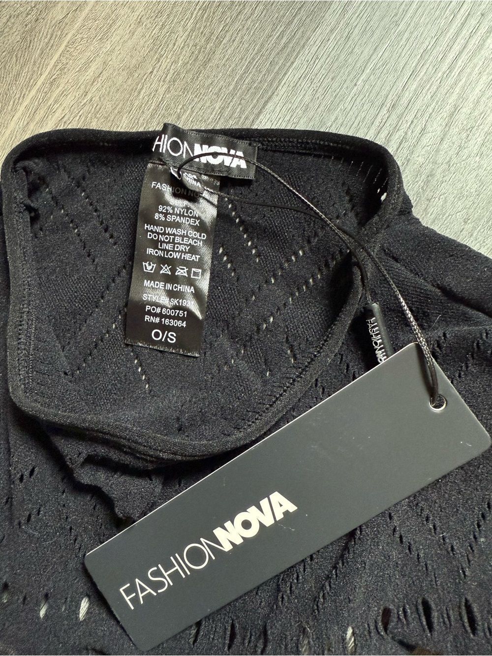 Fashion Nova Really Like Your Body Seamless Romper NEW Black - Picture 10 of 10